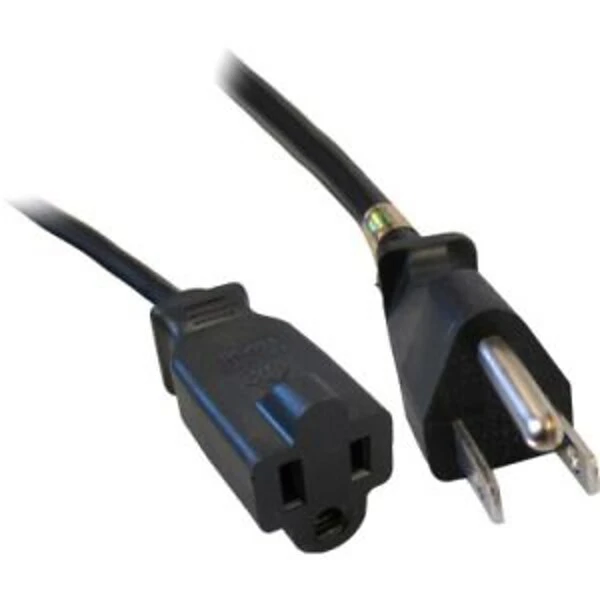 COMPREHENSIVE CABLE 6' Universal AC Power Extension Cord; Black (ACP-BK16-6)