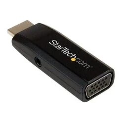 StarTech HDMI To VGA Compact Adapter, Black