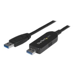 StarTech 6.6' USB 3.0 Male To Male Data Transfer Cable, Black (USB3LINK)