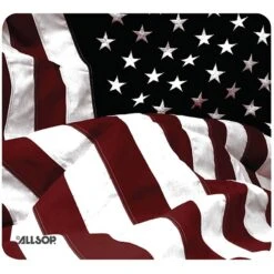 Allsop Old-fashioned American Flag Mouse Pad, Multicolored 29302)