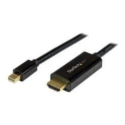 StarTech 6' Mini DisplayPort Male To HDMI Male Converter Cable, Black