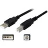 AddOn 6' USB 2.0 Type A To USB 3.0 Type B Extension Cable; Black