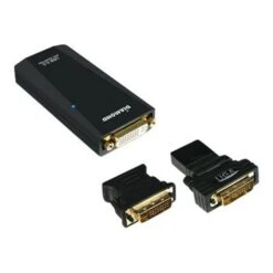 Diamond Multimedia USB/DVI External Video Display Adapter; Black (BVU165)