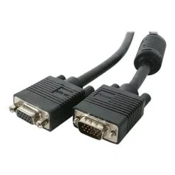 StarTech 35' VGA Male To VGA Female Coaxial High Resolution Monitor Extension Cable; Gray