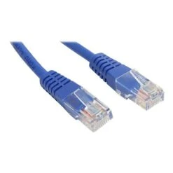 StarTech Cat 5e UTP Molded Patch Cable; Blue, 75'