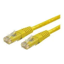 StarTech Cat 6 UTP Molded Patch Cable, Yellow, 10'