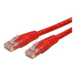 StarTech Cat 6 UTP Molded Patch Cable; Red, 10'