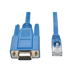 Tripp Lite P430-006 6' DB9/RJ-45 Female/Male Serial Console Port Rollover Cable; Blue