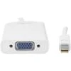 Rocstor (Y10A104-W1) 5.9" Mini DisplayPort/HD-15 VGA Male/Female Video Cable; White