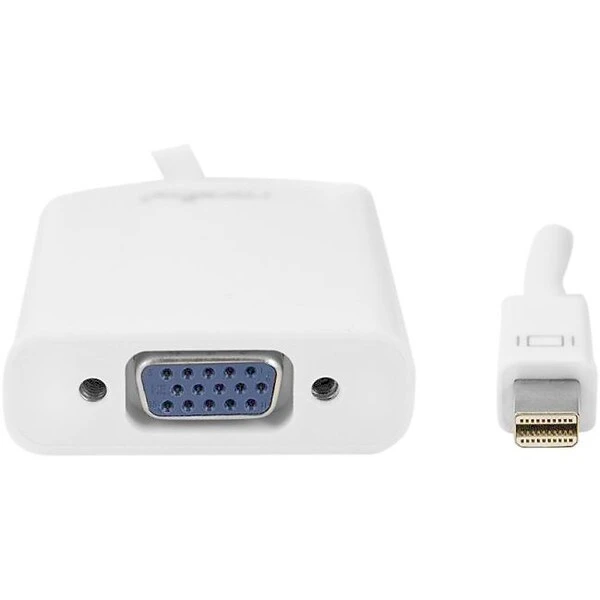 Rocstor (Y10A104-W1) 5.9" Mini DisplayPort/HD-15 VGA Male/Female Video Cable; White