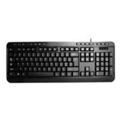 Adesso Multimedia Desktop Wired Gaming Keyboard, Black (AKB-132PB)