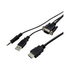 VisionTek® VGA To HDMI Male/Male Active Video Cable; Black (900824)