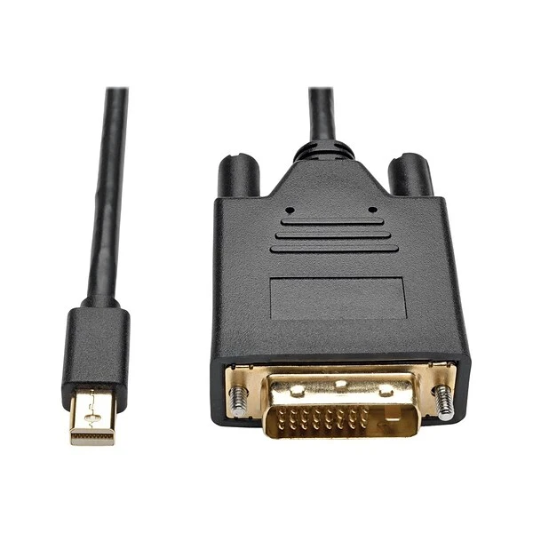 Tripp Lite Mini DisplayPort 1.2 To DVI-D Male/Male Active Adapter Cable; 3', Black (P586-003-DVI-V2)