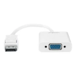 Rocstor® Y10A102-W1 5.9" DisplayPort To VGA Video Adapter Converter; White