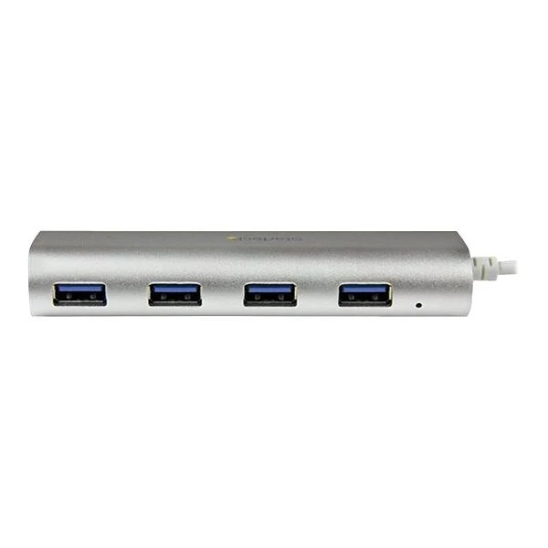 StarTech.com ST43004UA 5Gbps 4-Port Portable USB 3.0 Hub With Built-in Cable - Image 2