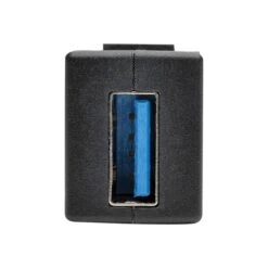 Tripp Lite U325-000-KP-BK USB Keystone/Panel Mount Coupler, Black