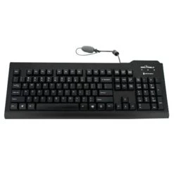 Seal Shield™ Silver Seal Wired USB Waterproof Keyboard, Black (SSKSV208DE)