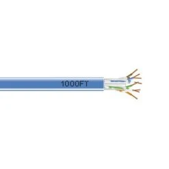 Black Box GigaTrue EYN870A-PB 1000' Bare Wire Cat6 Bulk Cable, Blue