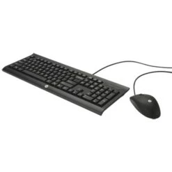 HP® C2500 Optical USB 2.0 Wired Desktop Keyboard And Mouse Combo, Black (H3C53AA)