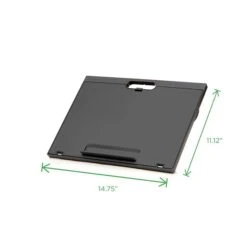 Mind Reader Adjustable 8 Position Lap Top Desk, Black (LTADJUST-BLK)