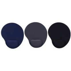 Compucessory Gel Mouse Pad, Black, 1"H X 9"W X 10"D