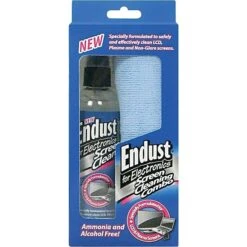 Endust For Electronics LCD & Plasma Cleaning Combo, Gel & Microfiber Cloth, 6 Oz.