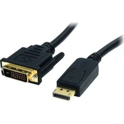Startech DP2DVI2MM Audio/Video Cable, 6'(L)