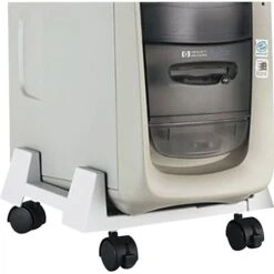 Innovera® 5"H X 8 3/4"W X 10"D Mobile CPU Stand; Light Gray