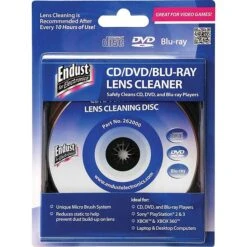 Endust CD/DVD/ BR Lens Cleaner - Optical Media, Hard Drive, Gaming Console, Audio Equipment, Video Equipment