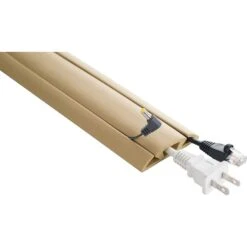 UT Wire 15 Ft. Cord Protector, Beige