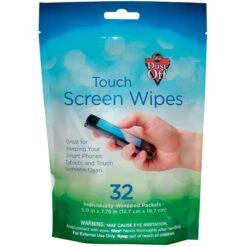 Dust-Off Touch Screen Cleaning Wipes, 32/Pack (DTSW32)