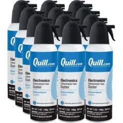 Quill Brand® Electronics Duster, 7 Oz. Spray Can, 12/Pack (QL07ENFR-12)