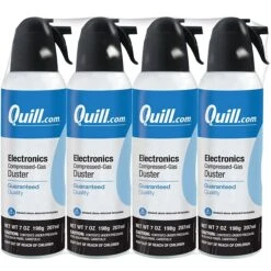 Quill Brand® Electronics Duster, 7 Oz. Spray Can, 4/Pack (QL07ENFR-4)