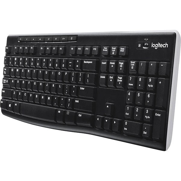 Logitech K270 USB Wireless Keyboard, Black (920-003051) - Image 3