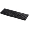 Logitech K270 USB Wireless Keyboard, Black (920-003051)