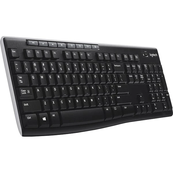 Logitech K270 USB Wireless Keyboard, Black (920-003051) - Image 2