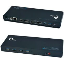 SIIG USB 3.0 4K Dual Video Docking Station, USB C (JU, DK0411, S1)