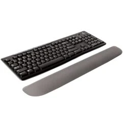 Staples Memory Foam Keyboard Wrist Rest, Gray