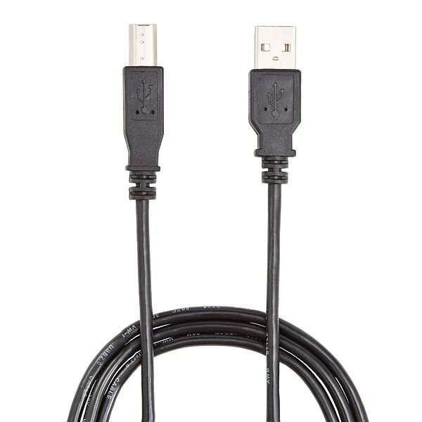NXT Technologies™ 6' USB A Male/B Male, Black (NX29749) - Image 2