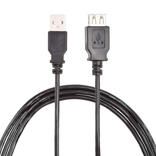NXT Technologies™ 15' USB A Male/A Female, Black (NX29741) - Image 2