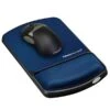 Fellowes Mouse Pad Gel Pad/Wrist Rest Combo, Sapphire (9175401)