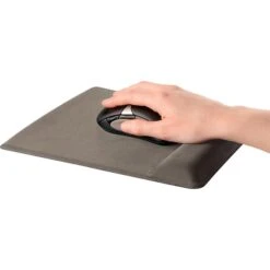 Fellowes Wrist Support Visco Foam Mouse Pad/Wrist Rest Combo, Graphite (9184001)