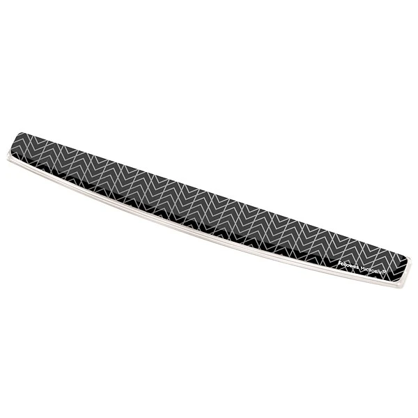 Fellowes Gel Wrist Rest, Black Chevron (9550001)