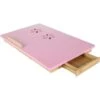 Mind Reader 21.5" X 13.5" Bamboo Lap Desk, Pink (COOLTRAYBM-PNK)