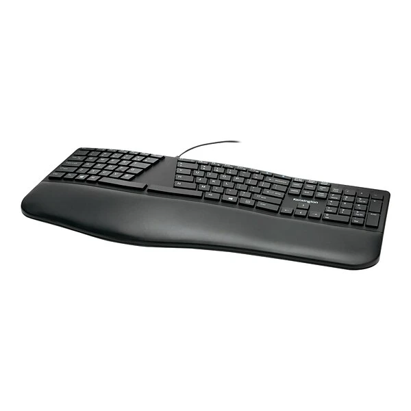 Kensington Pro Fit Ergo Wired Keyboard, Black (K75400US) - Image 3