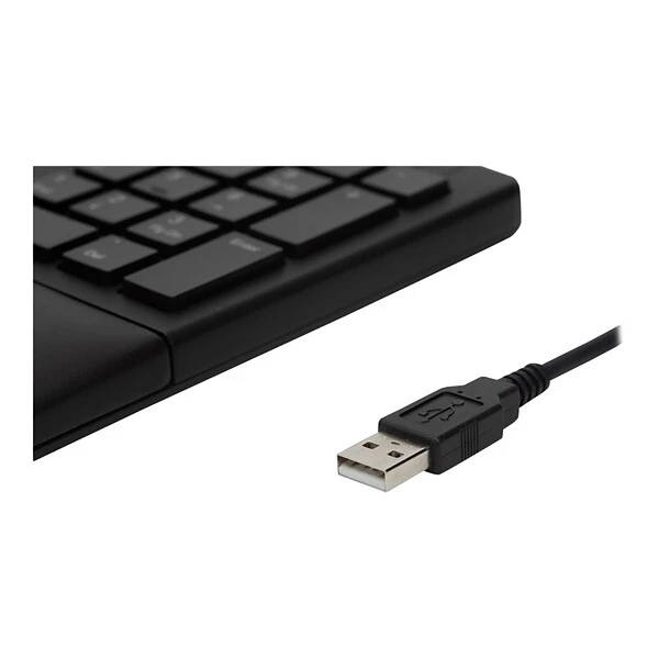 Kensington Pro Fit Ergo Wired Keyboard, Black (K75400US) - Image 4