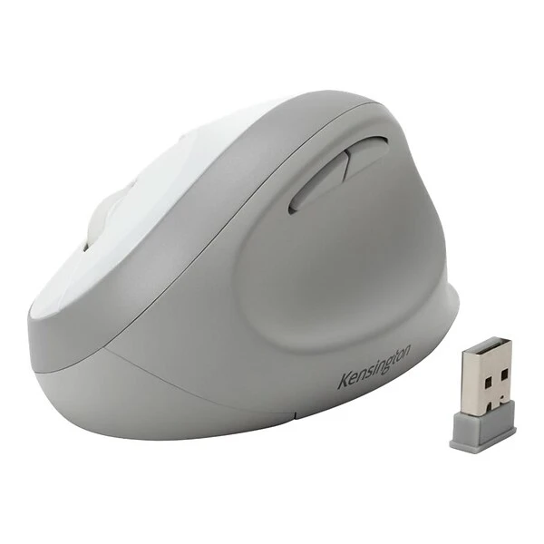 Kensington Pro Fit Ergo K75405WW Wireless Optical Mouse, Gray - Image 5