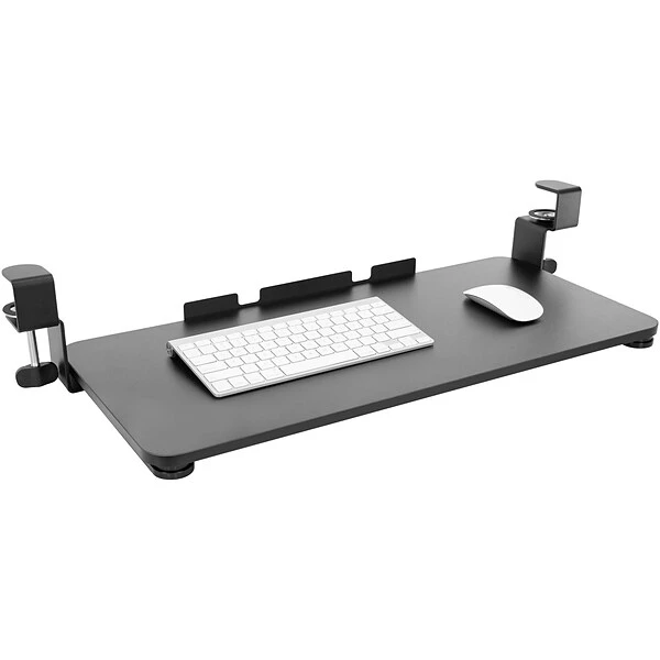 Mount-It! Adjustable Keyboard And Mouse Tray, Black (MI-7147)