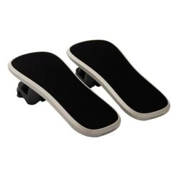 Mind Reader Wrist Rest Pad Clamp, Gray, 2/Pack (WREST2-GRY)