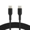 Belkin BOOST CHARGE Braided USB-C To USB-C Cable, 1m / 3.3 Ft., Black